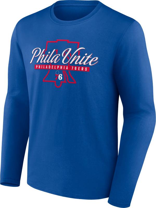 NBA Men's Philadelphia 76ers Royal Hometown Long Sleeve T-Shirt product image