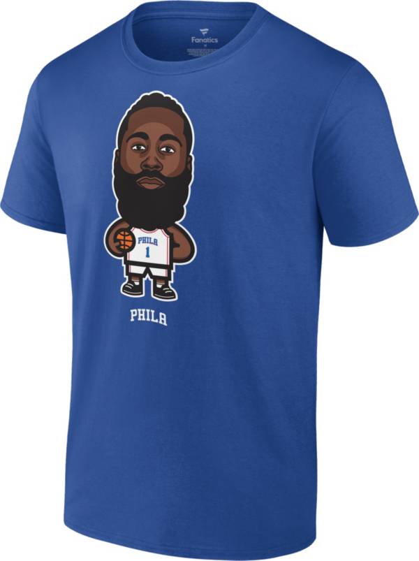 NBA Men's Philadelphia 76ers James Harden Core Start Royal Blue T-Shirt