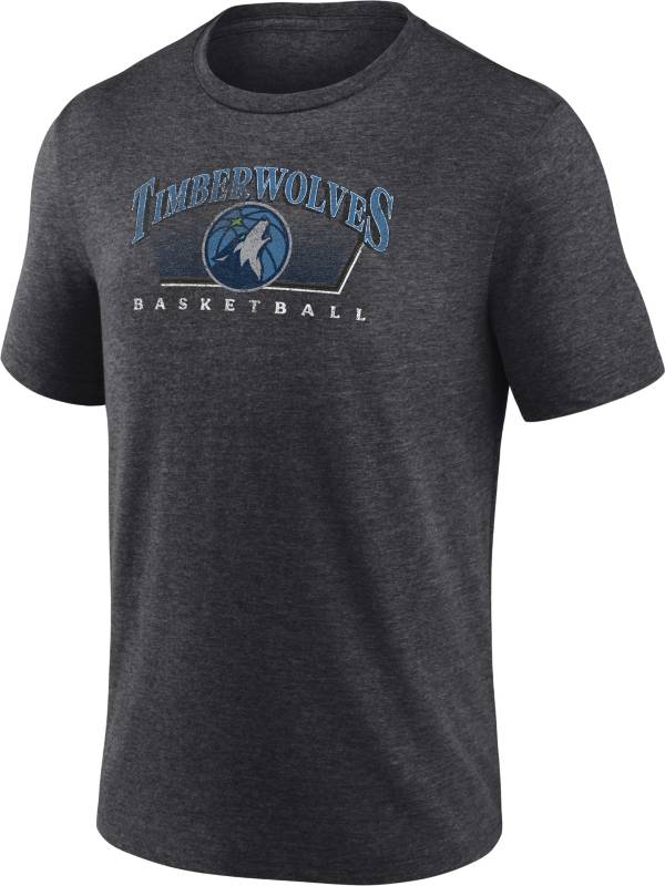 NBA Men's Minnesota Timberwolves Grey Tri-Blend T-Shirt