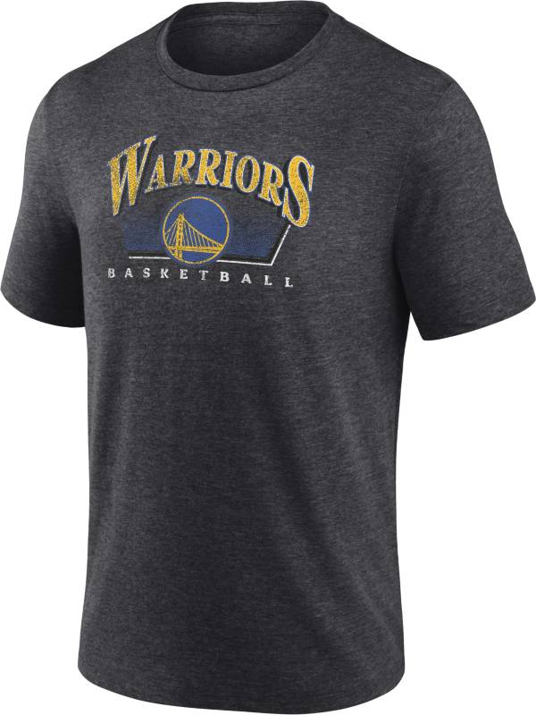 NBA Men's Golden State Warriors Grey Tri-Blend T-Shirt