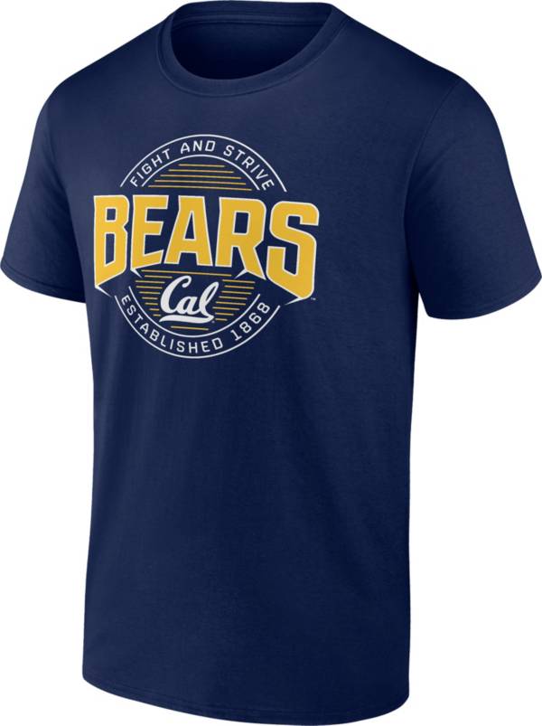 NCAA Men's Cal Golden Bears Blue Last Leg Icon T-Shirt