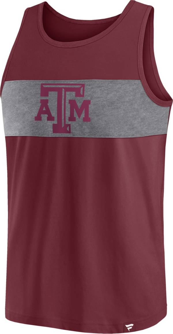 NCAA Men's Texas A&M Aggies Maroon Iconic TankTop