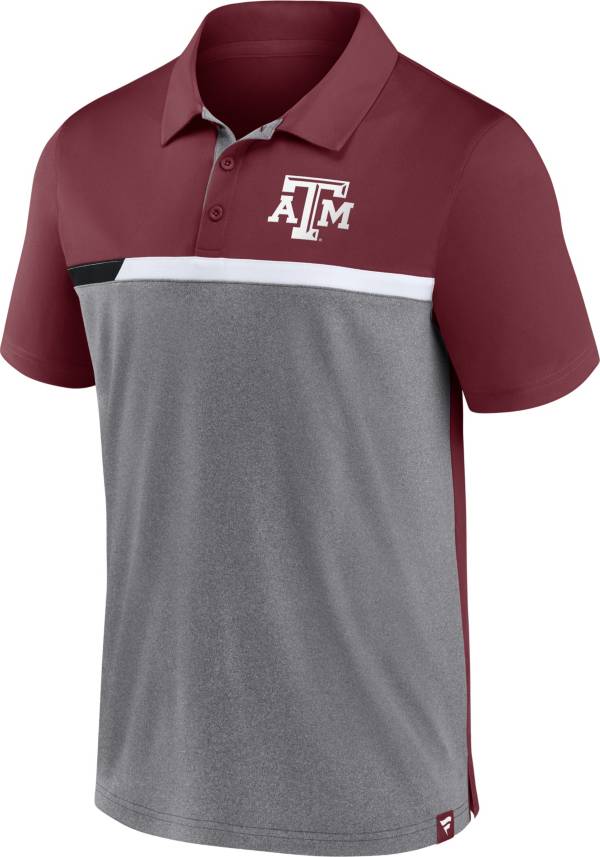 NCAA Men's Texas A&M Aggies Maroon Iconic Poly Polo product image