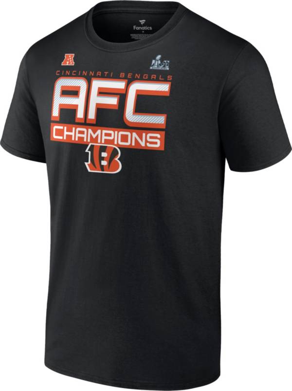 NFL 2021 AFC Conference Champions Cincinnati Bengals Icon Slant T-Shirt