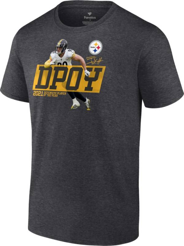 NFL Men's 2021 Defensive Player of the Year Pittsburgh Steelers T.J. Watt #90 T-Shirt