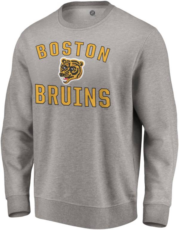 NHL Boston Bruins Block Party Grey Crew Sweatshirt