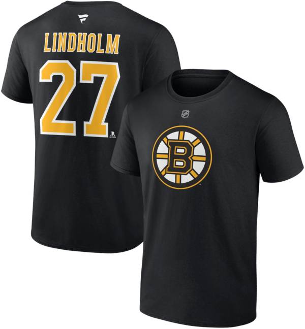 NHL Boston Bruins Hampus Lindholm #27 Black T-Shirt product image