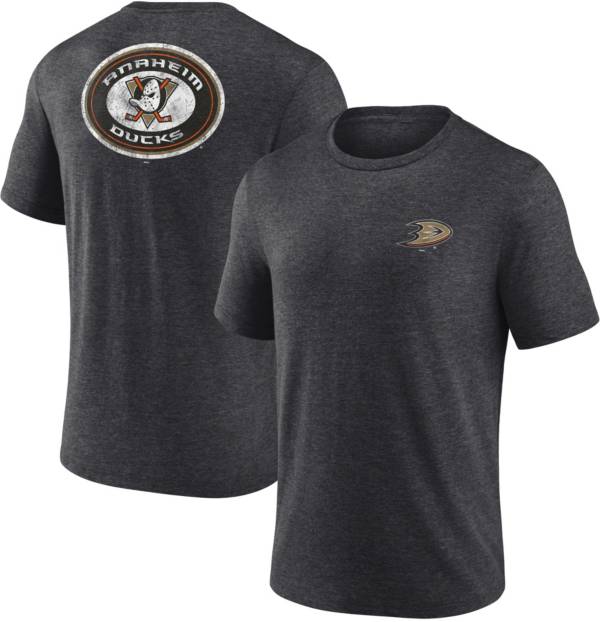 NHL Anaheim Ducks Shoulder Patch Grey T-Shirt