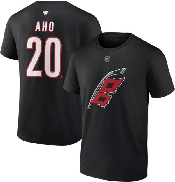 NHL Carolina Hurricanes Sebastian Aho #20 Black T-Shirt product image