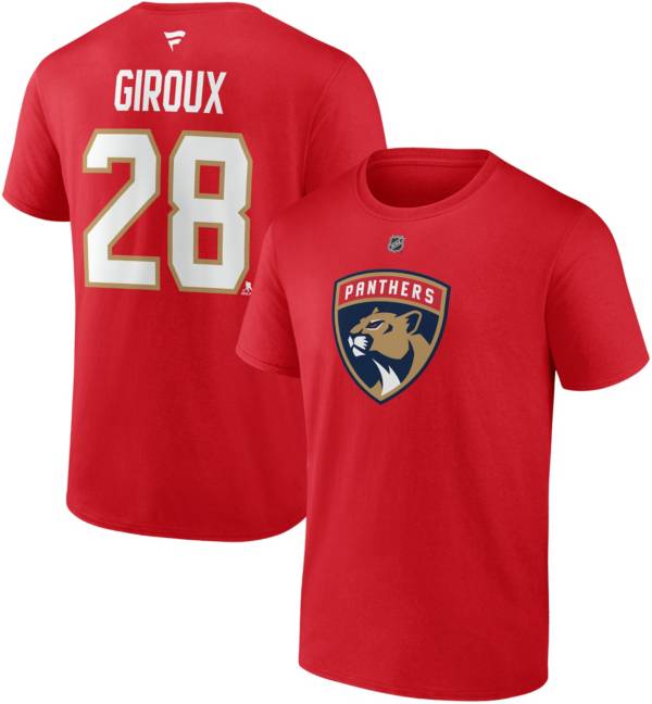 NHL Florida Panthers Claude Giroux #28 Red T-Shirt