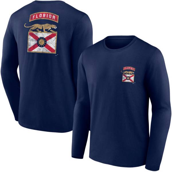 NHL Florida Panthers Shoulder Patch Navy T-Shirt