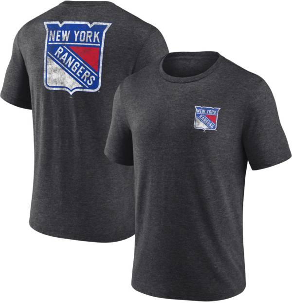 NHL New York Rangers Shoulder Patch Grey T-Shirt