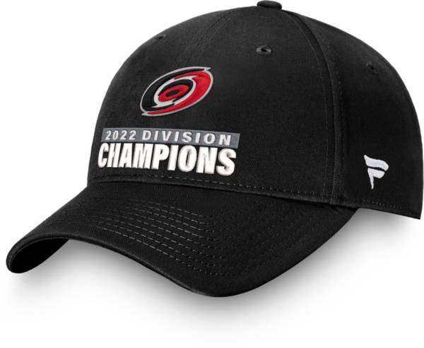 NHL '22 Division Champions Carolina Hurricanes Locker Room Adjustable Hat