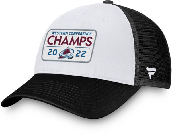 NHL 2022 Conference Champions Colorado Avalanche Locker Room Adjustable Hat