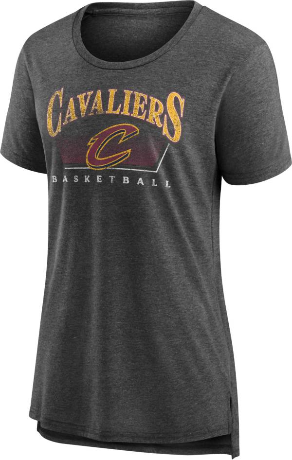NBA Women's Cleveland Cavaliers Grey Tri-Blend T-Shirt