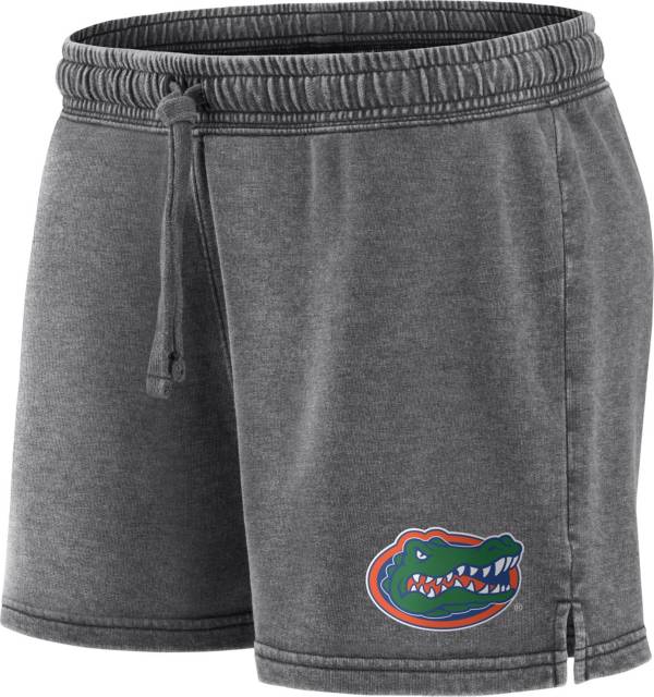 NCAA Women's Florida Gators Grey Washed Fleece Shorts