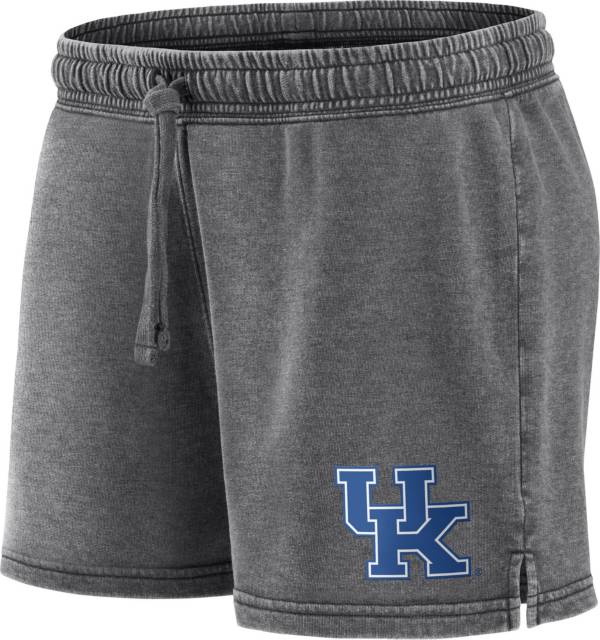 NCAA Women's Kentucky Wildcats Grey Washed Fleece Shorts