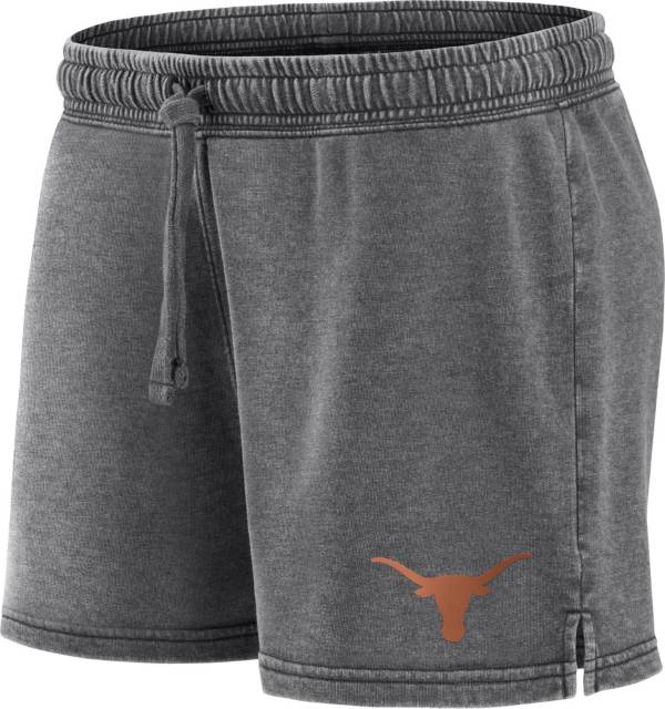 NCAA Women's Texas Longhorns Grey Washed Fleece Shorts