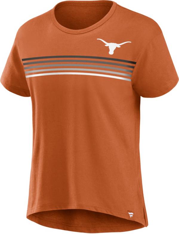 NCAA Women's Texas Longhorns Burnt Orange High Low Cropped T-Shirt