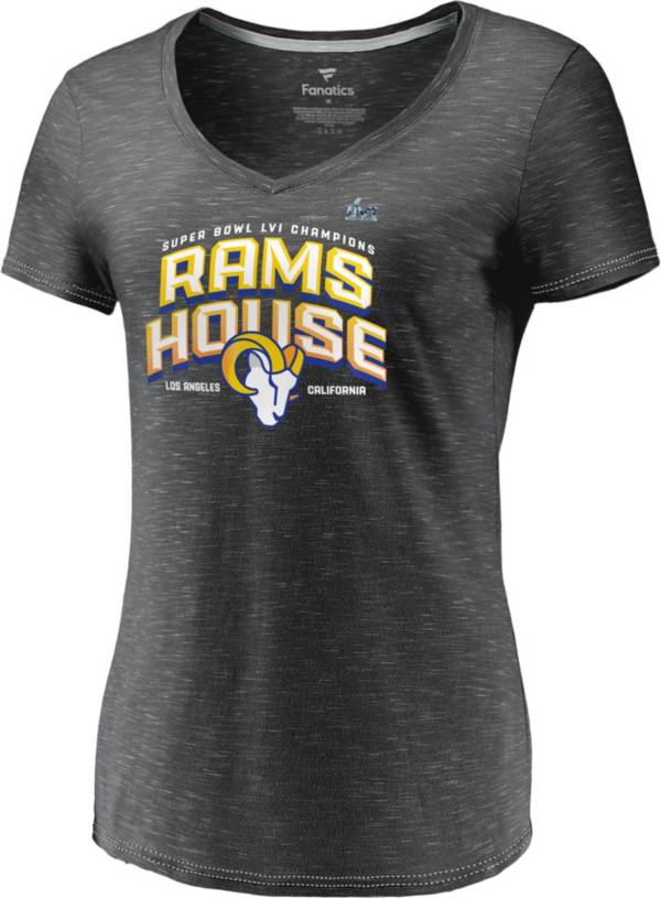 NFL Women's 2021 Super Bowl LVI Champions Los Angeles Rams 'Rams House' Running Back T-Shirt