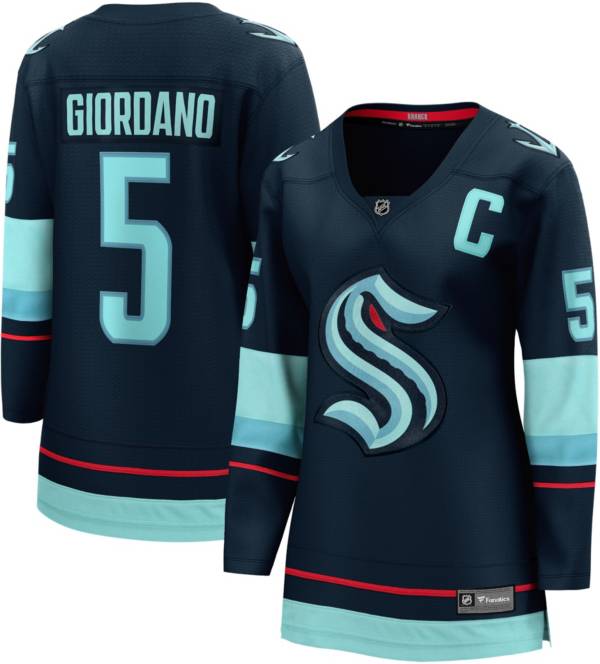 NHL Women's Seattle Kraken Mark Giordano #5 Breakaway Home Replica Jersey