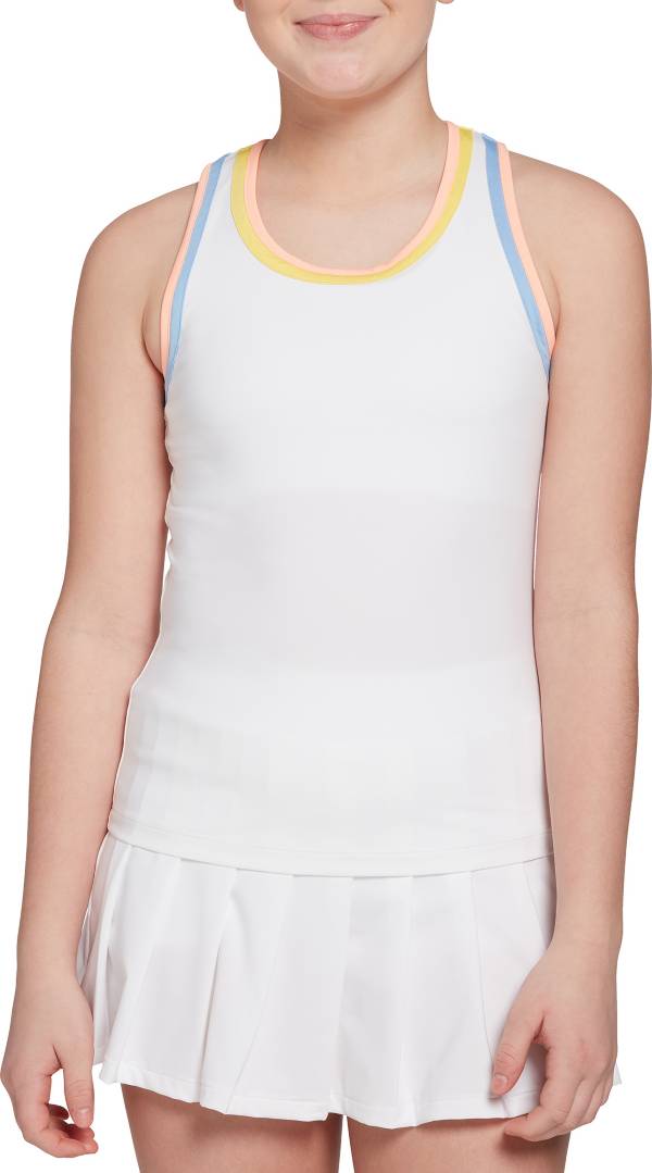 Prince Girls' Piped Detail Fashion Tennis Tank Top