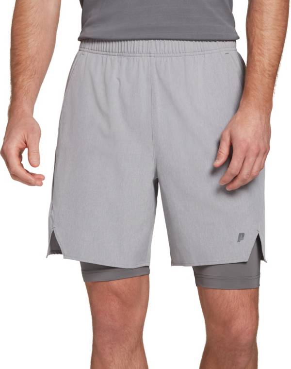 Prince Men's Fashion 9” Double Tennis Shorts