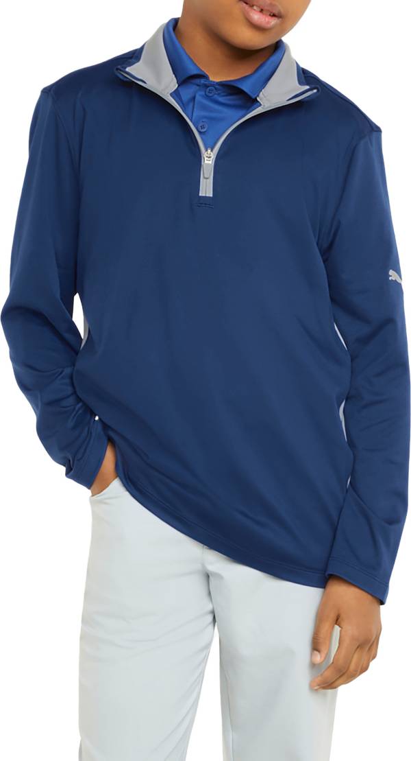 Puma Boys' Gamer 1/4 Zip Long Sleeve Golf Polo product image