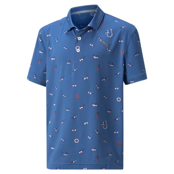 Puma Boys' MATTR Sunnies Short Sleeve Golf Polo