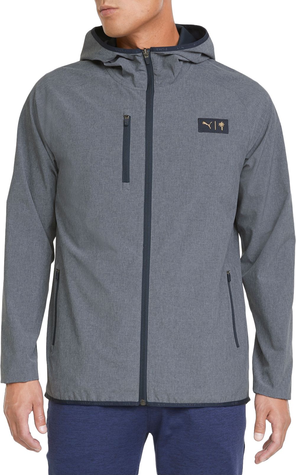 hooded golf jacket