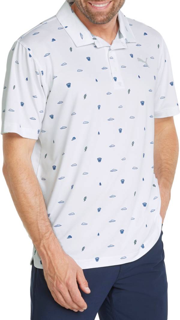 Puma Men's MATTR Pouring Buckets Golf Polo