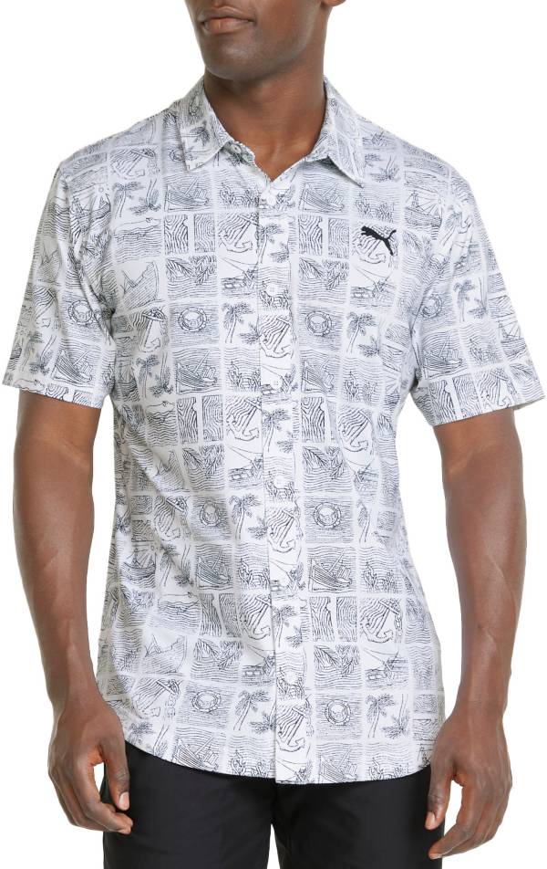 PUMA Men's MATTR Shipwrecked Button Down Shirt product image
