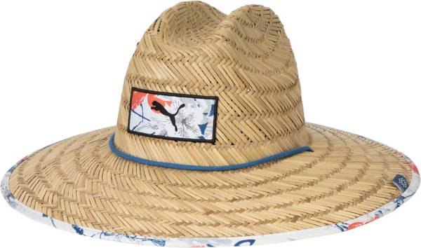 PUMA Men's Nassau Straw Sunbucket Golf Hat