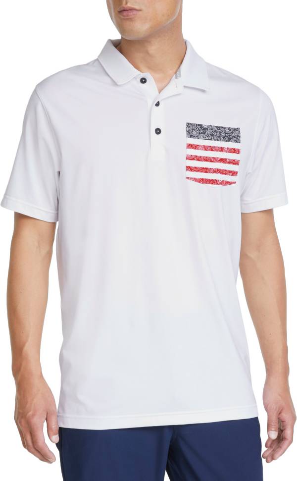 PUMA Men's Volition Paisley Pocket Golf Polo