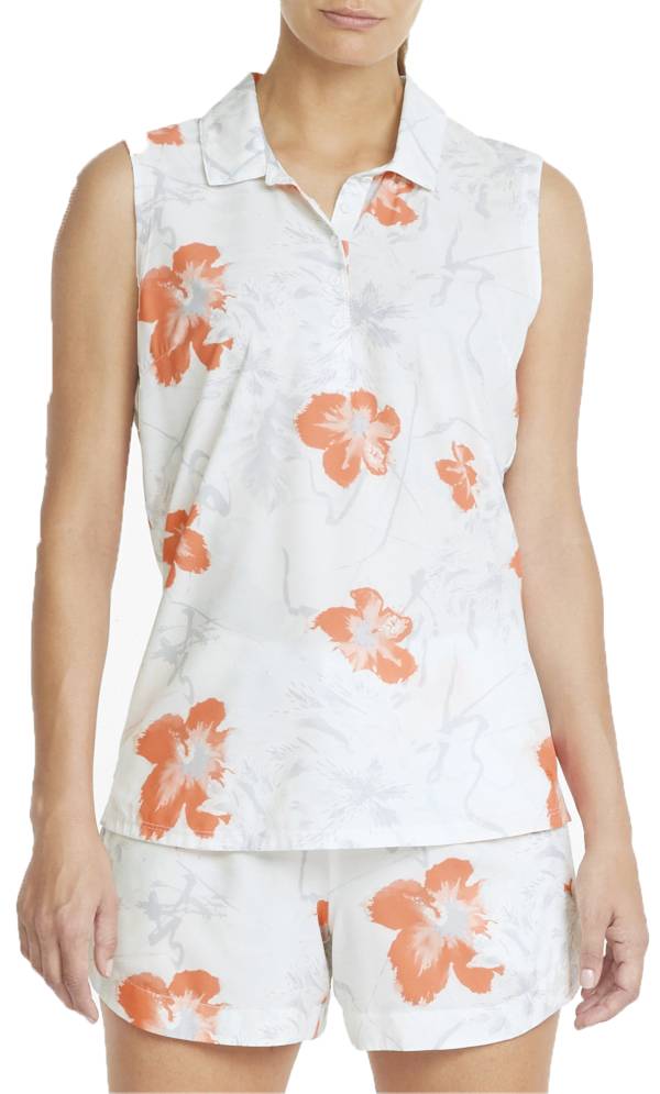 Puma Women's Nassau Sleeveless Golf Polo