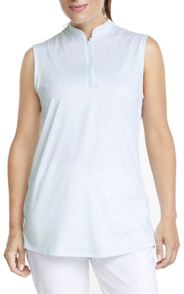 Puma Women's CLOUDSPUN Jungle Sleeveless Golf Polo