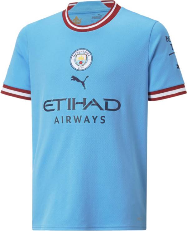 PUMA Youth Manchester City '22 Home Replica Jersey