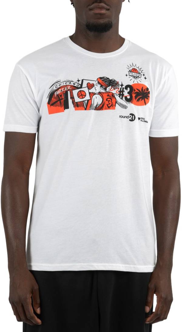 round 21 Chicago Sky Candace Parker Legends White T-Shirt