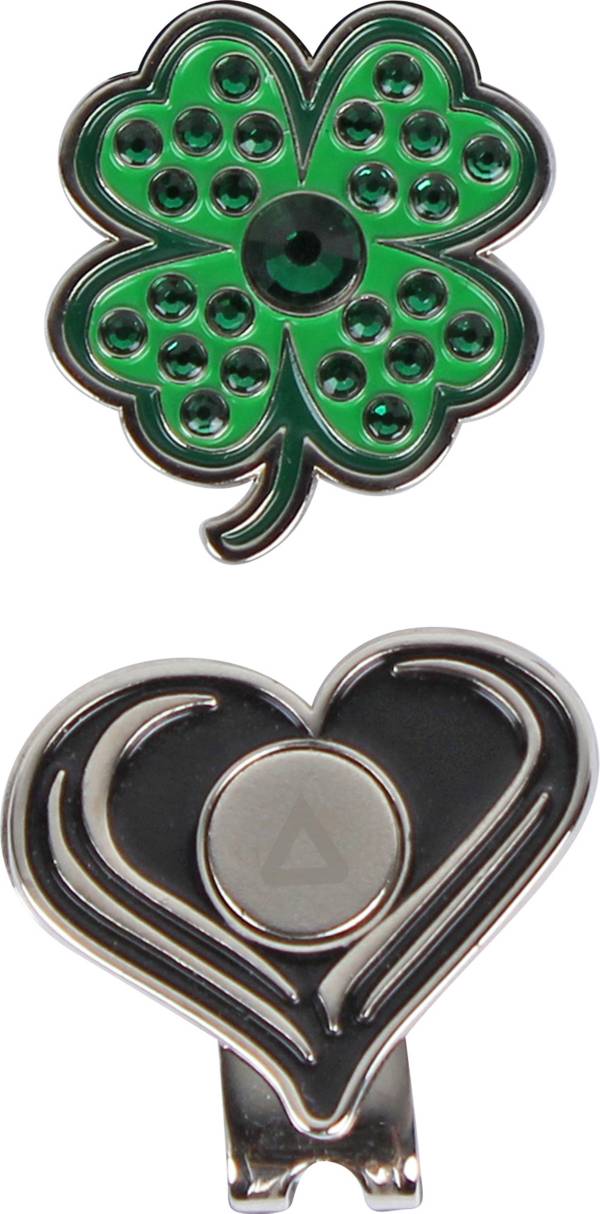 Ahead Shamrock Crystal Ball Marker and Hat Clip Set
