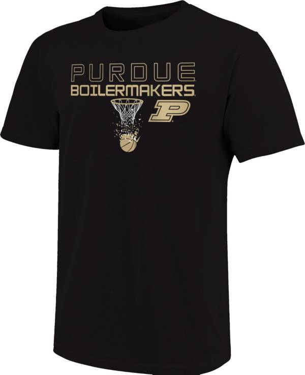 Image One Purdue Boilermakers Black Net Break T-Shirt