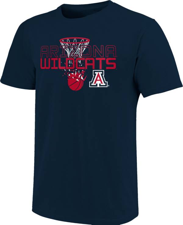 Image One Arizona Wildcats Navy Net Break T-Shirt