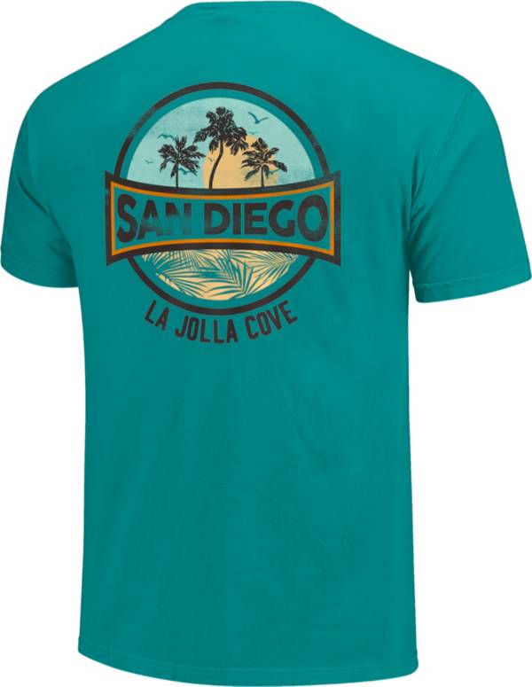 Image One Men's California Coastal Sphere Graphic T-Shirt