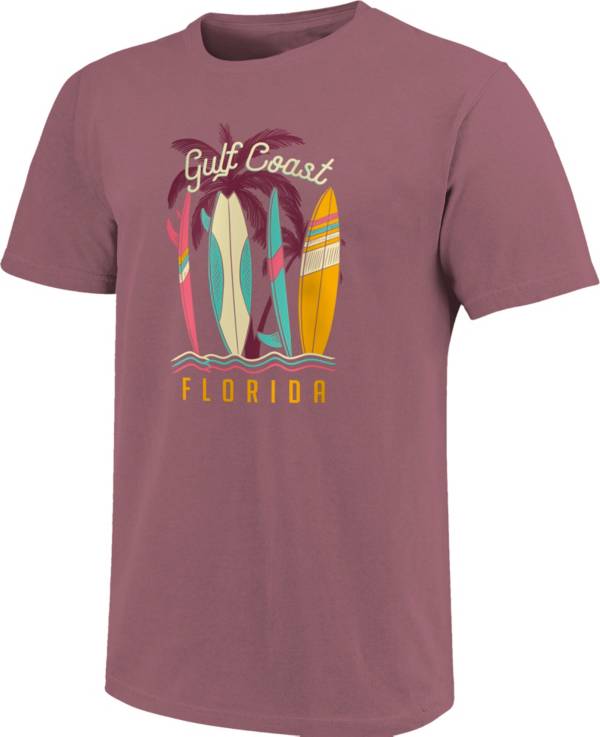 Image One Men's Florida Surfboards & Palms Graphic T-Shirt