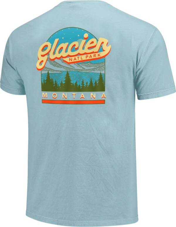 Image One Men's Glacier Icon National Park Graphic T-Shirt