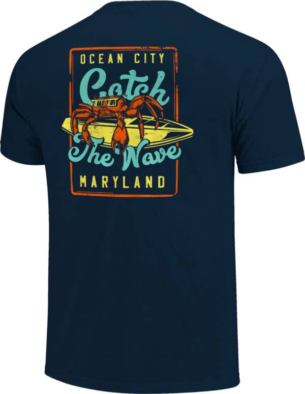 Image One Men's Maryland Catch The Wave Graphic T-Shirt