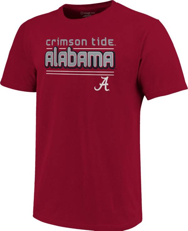 Image One Men's Alabama Crimson Tide Crimson Bubble Letter T-Shirt product image