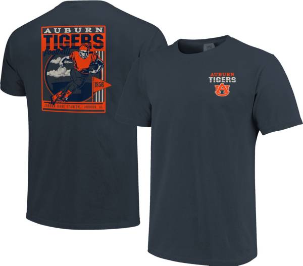 Image One Men's Auburn Tigers Denim Retro Poster T-Shirt product image
