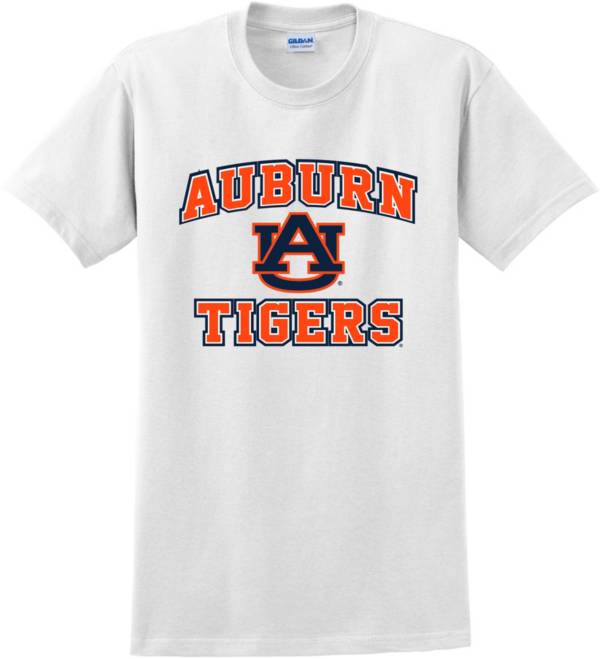 Image One Men's Auburn Tigers White Spirit T-Shirt