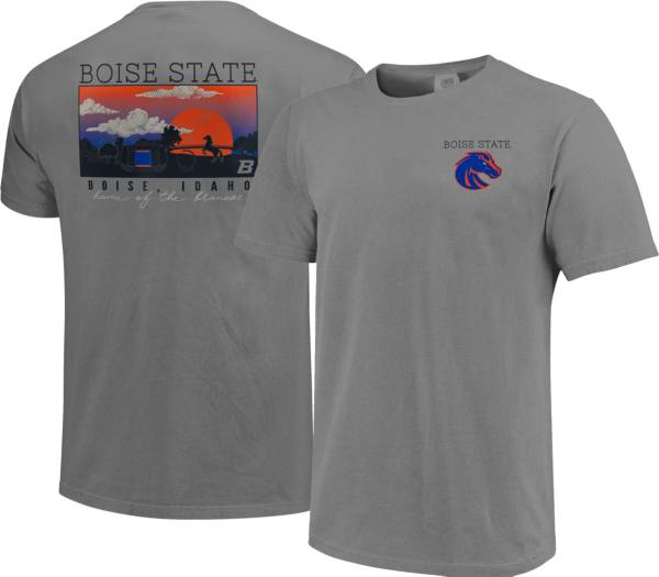 Image One Men's Boise State Broncos Grey Campus Scene T-Shirt