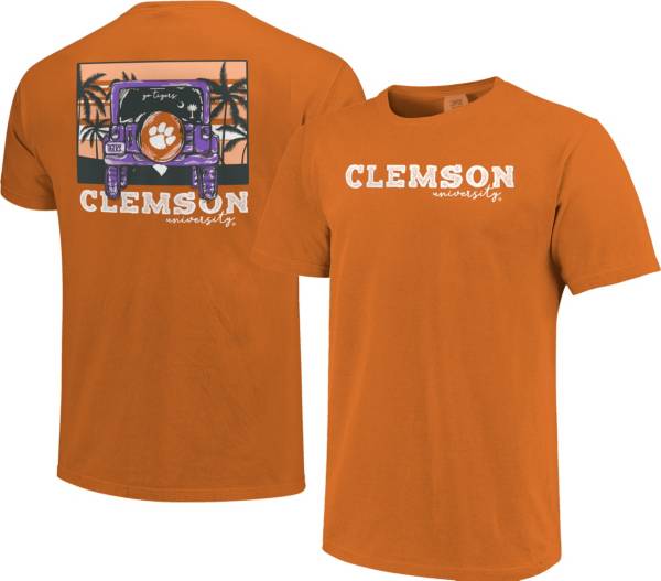 Image One Men's Clemson Tigers Orange SUV Adventure T-Shirt